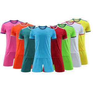 Uniforme de Fútbol Corto Transpirable de la Mejor Calidad, Nuevo Diseño, Jersey al por Mayor, Conjunto de Uniforme Deportivo para Equipo, Ropa Deportiva Estampada a Todo Color - Product Image 3