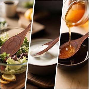 Cuchara de Té de Madera Natural, Cuchara para Café y Azúcar de Grado Alimenticio, Reutilizable, Ecológica, con Agarre Cómodo - Product Image 5