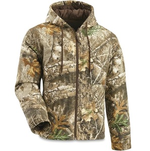 Latest Printing Leaves Pattern Design Bottomland Hoodie Windproof Camouflage Tactical Hunting Fishing Zipper <b>Camo</b> Hoodie <b>Jackets</b> - Product Image 1