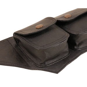 Sac banane élégant et professionnel en cuir véritable de qualité supérieure, avec fermeture éclair, durable, ajusté et imperméable - Product Image 6