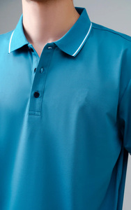 เสื้อยืดผู้ชายแขนสั้นทรงเข้ารูป พิมพ์ลายดิจิตอล คุณภาพสูง แห้งเร็ว ระบายอากาศดี ผ้าวาฟเฟิล  รับสกรีนโลโก้ตามแบบ - Product Image 2