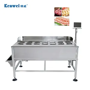 Peseuse manuelle multifonctionnelle pour fruits de mer, machine d'emballage de produits aquatiques