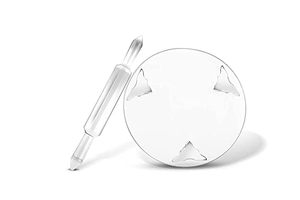 Tabla de Madera Transparente para Hacer Chapati y Rodillo Chakla Belan, Sostenible, Apto para Lavavajillas, para el Hogar y la Cocina - Product Image 3