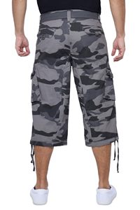 Summer Quick Dry Mens Shorts Lightweight Knee Length <b>Elastic</b> <b>Belt</b> With Zipper Fishing Cargo Shorts - Product Image 5