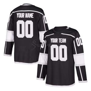 Camisetas de equipo de Hockey sobre hielo con logotipo personalizado, retales de alta calidad, Jersey de Hockey bordado - Product Image 5