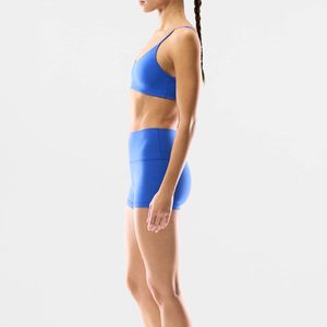 Ensemble de yoga taille mi-haute pour femme, short de sport moulant extensible pour la course et l'entraînement, grandes tailles, logo personnalisé - Product Image 2