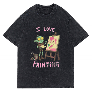 Camiseta Oversize 100% Algodón, 180-300gsm, Peso Pesado, con Relieve 3D, Diseño Gráfico Personalizado, Premium, para Hombre y Mujer, Casual - Product Image 6