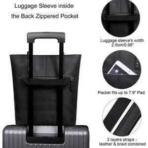 Fashion Women Genuine Leather Durable Zipper <b>Shoulder</b> Handbag Elegant Purse Daily Use Practical AZORES SPORTS Outdoor - Product Image 3