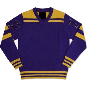 Cárdigan de Punto Casual para Hombre, Color Morado Dorado Sólido, Transpirable, con Cierre de Botones Cubiertos, Manga Larga, Decoración Bordada, 100% - Product Image 5