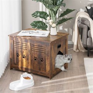 27.5\" Side Entrance Cat Litter <b>Box</b> with <b>Coffee</b> <b>Table</b> End <b>Table</b> or Nightstand Pet Supplies & Accessories - Product Image 2