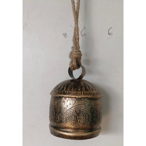 Vintage Antique Copper Metal <b>Heart</b> Ornament Vintage Embossed <b>Hanging</b> Tin Decoration for Christmas Tree Farmhouse Decor - Product Image 3
