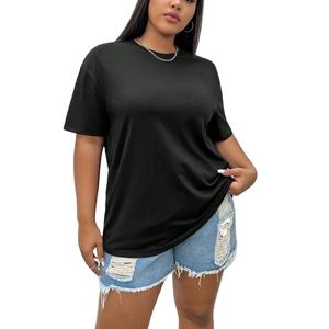 Camisetas de mujer Carta impresa O-cuello Slim Fit Camisetas Moda Calle Mujer Proveedor de Bangladesh - Product Image 1
