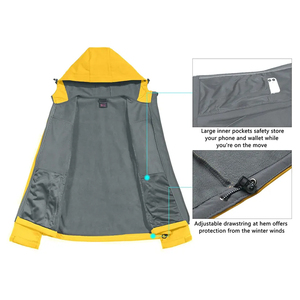 Fabricante de Ropa para Exteriores, Venta Directa de Fábrica, Chaquetas Impermeables y Resistentes al Viento para Senderismo y Trekking, Chaqueta Softshell para Mujer - Product Image 4