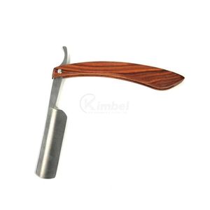 Rasoir droit à manche blanc, outil de rasage pour barbier, shavette en acier inoxydable, outils professionnels de salon - Product Image 4
