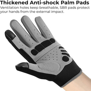 Gants de VTT personnalisés respirants avec rembourrage pour une meilleure adhérence – Équipement de cyclisme extérieur – Exportation Pakistan - Product Image 3