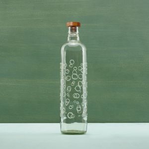 Bottiglia d'acqua in vetro da 750 ml con tappo in legno - Product Image 5