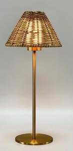 Lampe de chevet en rotin/lampe de chevet bohème en rotin/lampe de table en rotin pour chambre à coucher/lampe en osier de rotin - Product Image 2