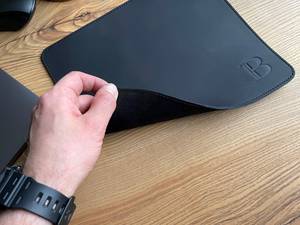 Handcrafted Genuine Leather Desk Mat Anti Slip Large <b>Mouse</b> Pad Personalized Executive Corporate Gift Item LMP-0050 - Product Image 2