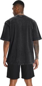 T-shirt Homme Américain à Manches Courtes 100% Coton Coupe Oversize Col Rond Décontracté Streetwear Écologique Respirant Logo Avant - Product Image 2