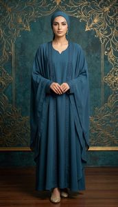 Tela coreana Zoom Nida, diseño de abaya muy hermoso con pedrería y bordados, ideal para la oficina y el uso diario 2026 - Product Image 3