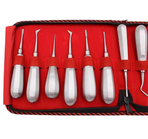 Kit Profesional de Elevadores Dentales para Extracción de Raíces, 13 Piezas, Curvos, de Acero Inoxidable, Juego de Instrumentos para Extracción Dental - Product Image 5
