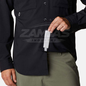 Casual Wear Latest Design Customized Colors <b>Cargo</b> Men's Shirts 100% Cotton Knitted Breathable High Quality Eco-Friendly Shirts - Product Image 6