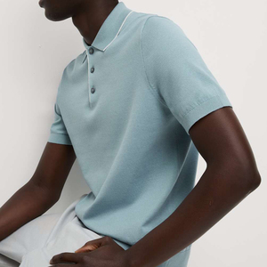 Chemises polo en coton pour hommes, grandes tailles, fabricant OEM, options de broderie ou d'impression personnalisées, tissu doux pour un confort tout au long de la journée - Product Image 2