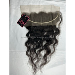 Extensions de Cheveux Humains Remy Indiens Vierges 100% Alignés sur les Cuticules 12 \ "Longue Durée Vague Lâche Profonde Double Dessinée Texture Droite - Product Image 5