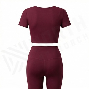 Conjunto de Yoga para Mujer, Ropa Deportiva para Gimnasio, Ropa Deportiva Transpirable, Ropa Deportiva Activa, Ropa Deportiva para Correr - Product Image 2