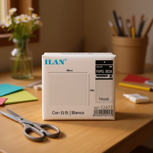 Carta velina Ilan 50x66 cm bianca per lavori manuali - Product Image 3