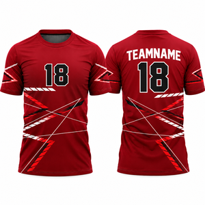Maillot de football personnalisé en gros pour équipe, chemise de gridiron en polyester sublimé pour hommes, uniforme de sport à manches courtes à séchage rapide - Product Image 3