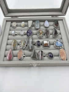 Hot Sale LotBulk <b>Rings</b> Natural Gemstone Assorted <b>Rings</b> <b>Men</b> Women Wholesale Bulk <b>Rings</b> - Product Image 5