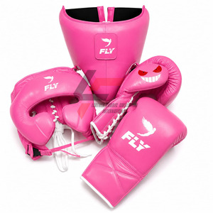 Top Quality Genuine Leather Custom Made Wholesale Price Professional Fly Pro Punching Monster Design Competition Kick Boxing Set - Product Image 3