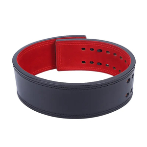 Professional Gym Weightlifting Leather Belt <b>Training</b> Powerlifting Support <b>Strength</b> Workout Fitness Durable Gear Equipment - Product Image 4