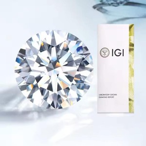 เพชร IGI/เพชรที่ได้รับการรับรองจากห้องปฏิบัติการ สี D ทรงบริลเลียนท์ รุ่น AZI-22 สำหรับงานทำเครื่องประดับ คุณภาพส่งออกจากกูร์การัต ขายส่ง - Product Image 2