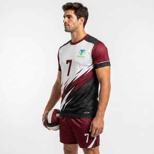Uniformes de Voleibol Sublimados de Último Diseño, Corte Ajustado, Secado Rápido, Ropa Deportiva, Uniforme de Voleibol para Equipos Adultos, Servicio OEM - Product Image 4