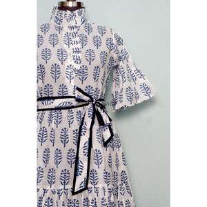 Unique Stylish Looking Bohemian Summer Spring Autumn Women Dress Female Fashion <b>bell</b> Sleeve Floral Print Long Maxi Dresses set - Product Image 4