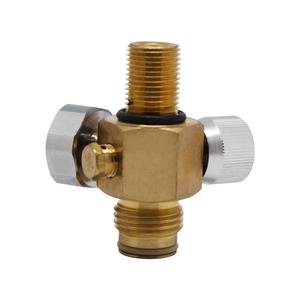 Cuerpo de Válvula de Latón para Tanque de CO2 de Paintball 20oz 24oz 5/8-18 UNF M18 1/5 Válvula Reemplazable - Product Image 4