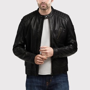 เสื้อแจ็คเก็ตหนังเทียมผู้ชายสุดเท่ - Product Image 1