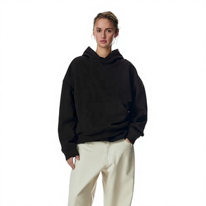 Custom Logo Oversized <b>Women</b> Cotton <b>Fleece</b> Street Style Casual Oversized Hoodie for <b>Women</b> Streetwear Hoodies OEM Manufacturer ODM - Product Image 1