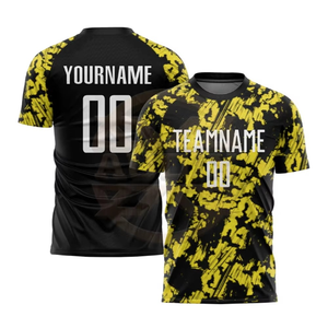 Camisetas de Fútbol Personalizadas de Manga Corta y Transpirables con Impresión de Logotipo Personalizado, Servicio OEM para Pedidos de Equipos - Product Image 3