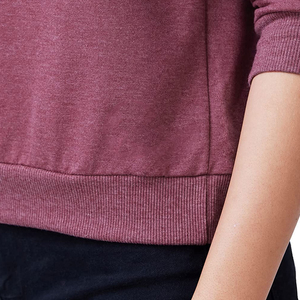 Sweat-shirt oversize en molleton doux anti-boulochage pour femme, col rond confortable, manches longues, coupe ample avec poches, idéal pour la maison, la rue et la salle de sport - Product Image 5