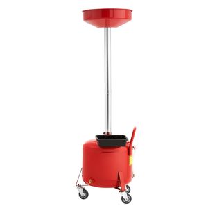 Serbatoio Portatile per Scarico Olio da 8 Galloni con Altezza Imbuto Regolabile, Serbatoio Industriale per Scarico Fluidi, Drenatore Olio su Ruote - Product Image 6