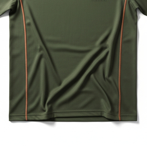 T-shirt de sport à col en V, coupe ajustée, taille cintrée, haut athlétique confortable en jersey extensible pour tenue décontractée et fitness - Product Image 3