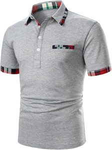 High Quality Men's Shirt Solid Short Sleeve Modern Fit Design 100% Polyester Knitted Anti-Wrinkle Pocket Factory Direct - Product Image 4