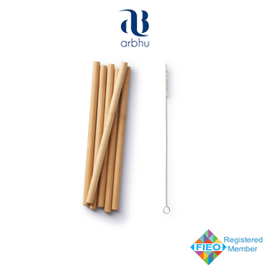 <b>Bamboo</b> <b>Straws</b> Reusable Eco-Friendly Natural Wood <b>Straws</b> for Coffee and Tea Sustainable Hospitality Supply - Product Image 2