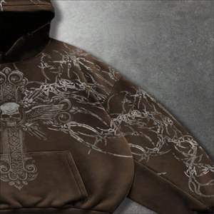 Ensemble de survêtement pour homme 400 GSM, style Y2K, avec sweat à capuche imprimé en relief et pantalon de survêtement oversize, streetwear de haute qualité, directement de l'usine - Product Image 3