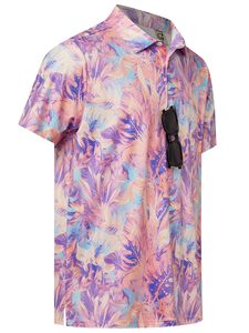 เสื้อกอล์ฟผู้ชายลายดอกไม้สีพาสเทลสำหรับช่องทางการค้าปลีกของคุณ เราให้บริการการจัดหาวัสดุและบริการผลิตแบบ B2B ตามความต้องการ พร้อมขั้นต่ำในการสั่งซื้อที่ยืดหยุ่น - Product Image 1