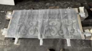 European Cast Iron Stainless Steel Balustrade Panel Floral Scroll Design Outdoor Mall Balcony <b>Railings</b> Rust Resistant Lifetime - Product Image 4