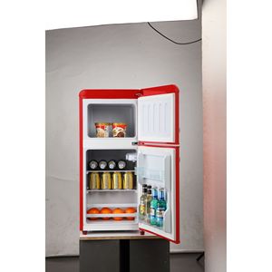 3.5Cu.Ft Compact <b>Mini</b> Fridge Freezer 7 Level Thermostat with Removable Shelves 2 Door Small <b>Refrigerator</b> - Product Image 2